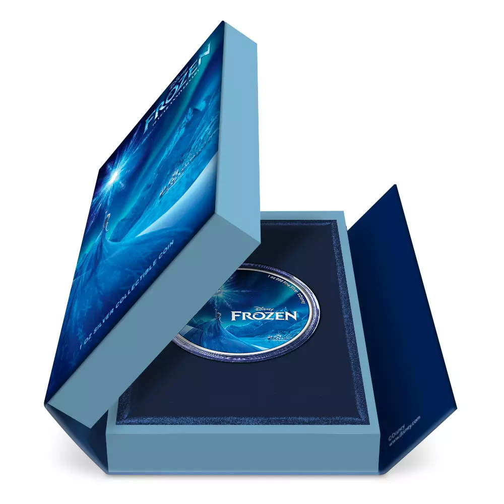 Picture of 2023 New Zealand Mint Disney Frozen 10th Anni. 1 oz Colorized Proof Silver Coin
