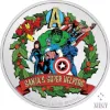 Picture of 2023 Niue Marvel Avengers Season’s Greeting 1 oz Colorized Proof Silver Coin