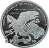 Picture of Golden State Mint (GSM) Donald Trump 45th President 5 oz Silver Round