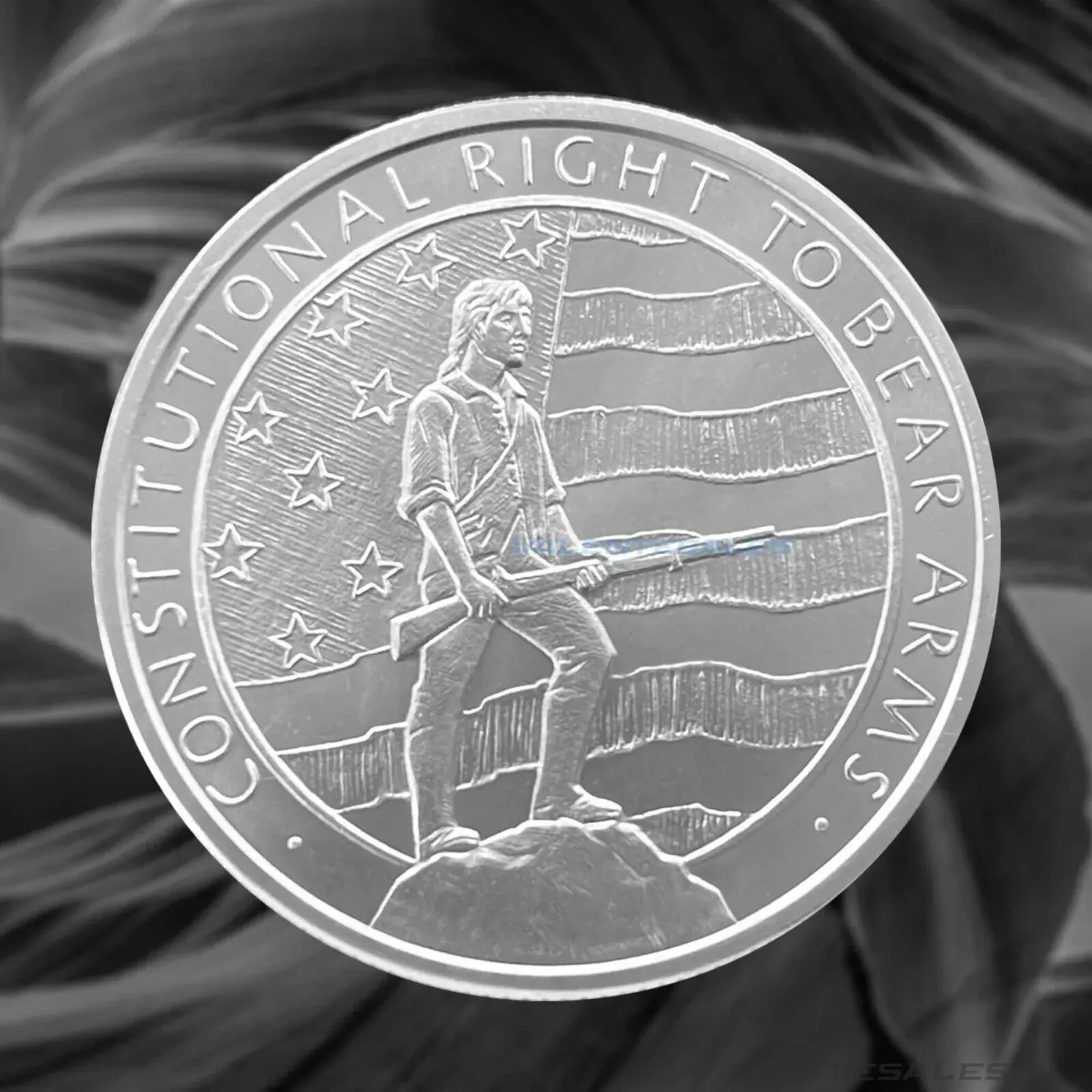 Picture of Golden State Mint Second (2nd) Amendment - Right to Bear Arms 5 oz Silver Round
