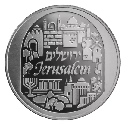 Picture of 2022 Holy Land Mint Jerusalem 1 oz Silver Round