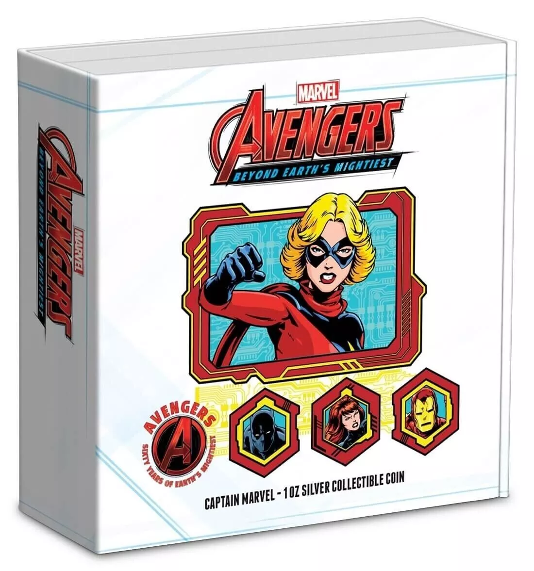 Picture of 2023 New Zealand Mint Marvel Avengers 60th Anni. 7 x 1 oz Coins w/ Display Box