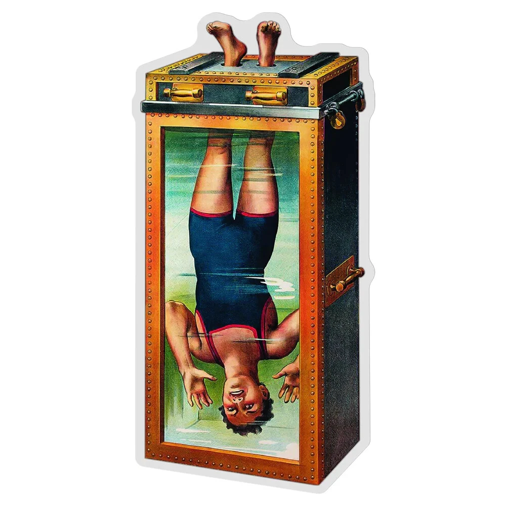 Picture of 2024 Spectres Houdini's Water Torture Cell 1 oz Colorized Proof Silver Coin