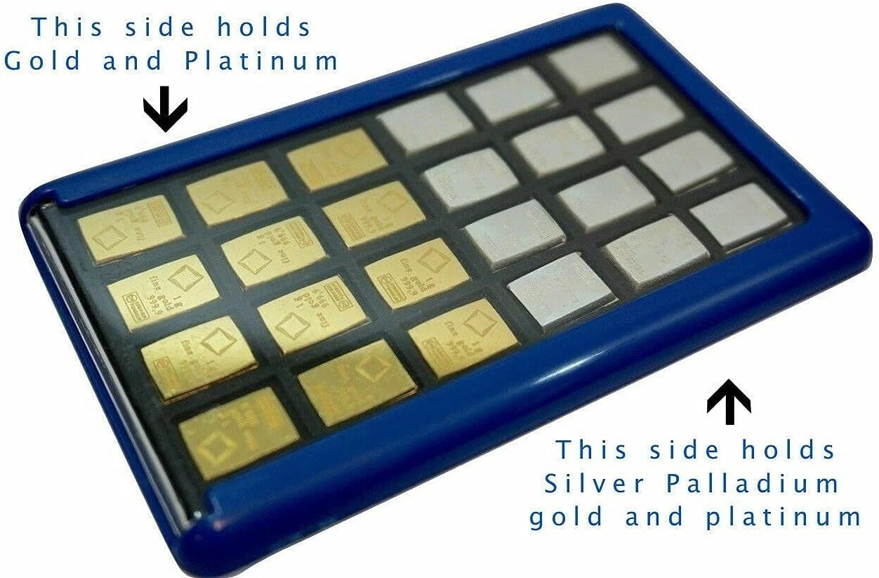 Picture of Element Card (Black) Plastic CombiBar Storage Holder (24 x 1 Gram Slots)