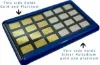 Picture of Element Card (Black) Plastic CombiBar Storage Holder (24 x 1 Gram Slots)
