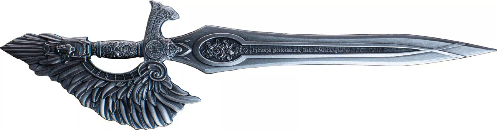 Picture of 2024 Komsco Sword of St. Gabriel 2.5 oz Antique Silver - In Mint Capsule