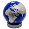 Picture of 2025 Barbados Blue Marble World Globe 1 Kilo Silver Colorized Spherical Coin