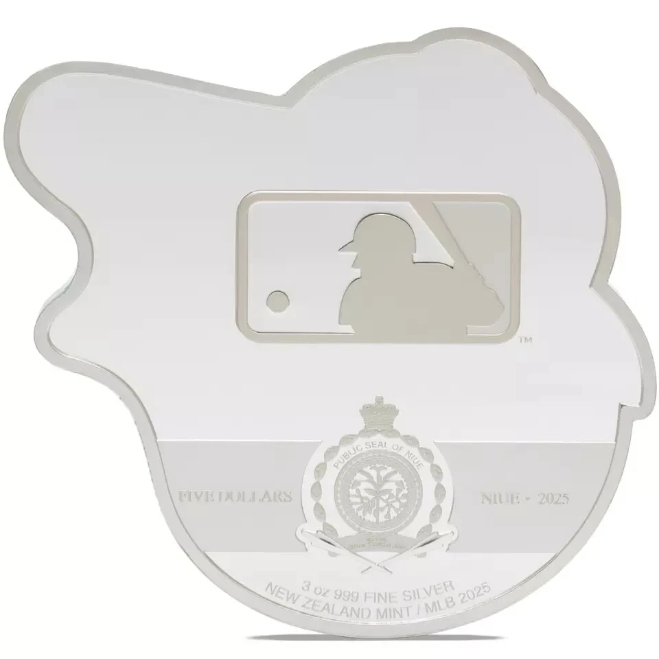 Picture of 2025 Agoro Major League Baseball Baltimore Orioles 3 oz Colorized Silver Coin