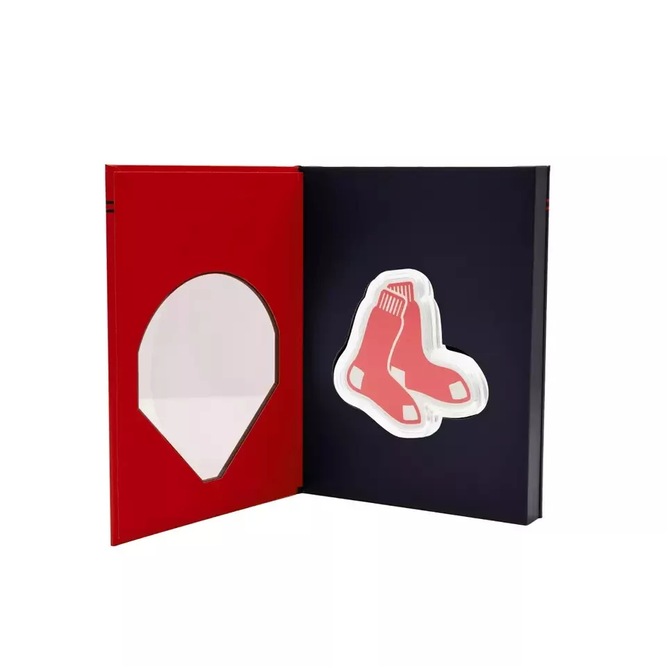 Picture of 2025 Agoro Major League Baseball MLB Boston Red Sox 3 oz Colorized Silver Coin