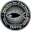 Picture of Mason Mint Ichthus John 3:16 Jesus Christ Fish 1 oz Silver Round