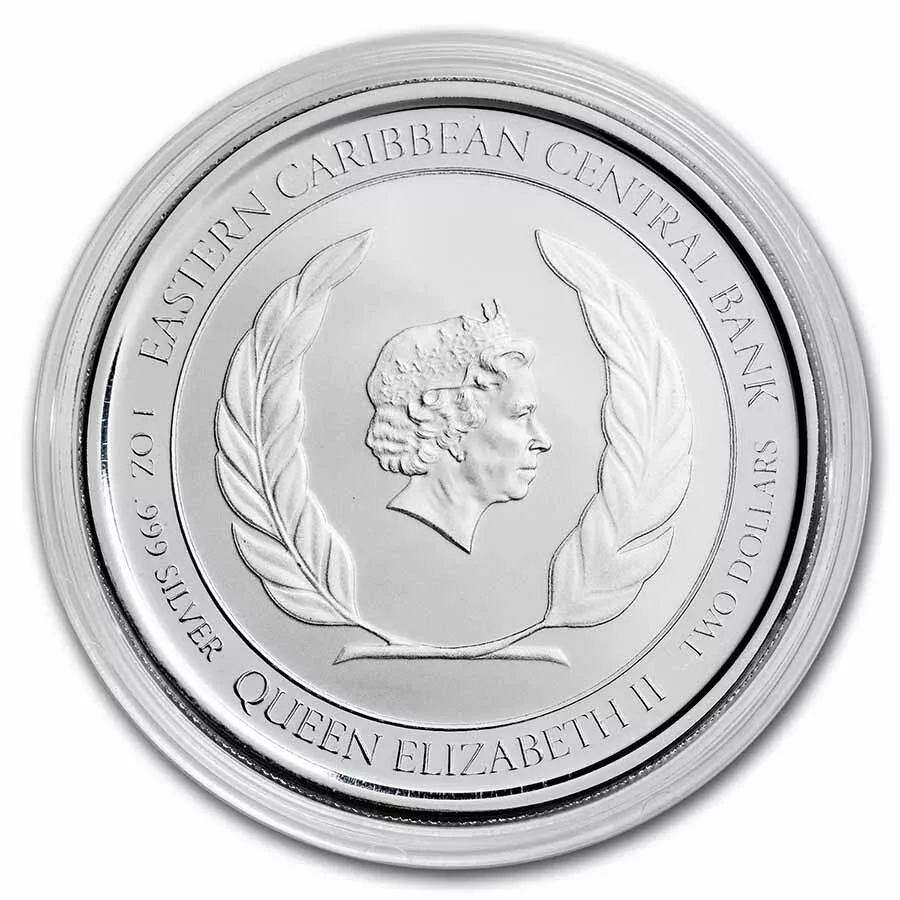 Picture of 2022 Scottsdale Mint St. Lucia Loving Couple 1 oz Silver Coin