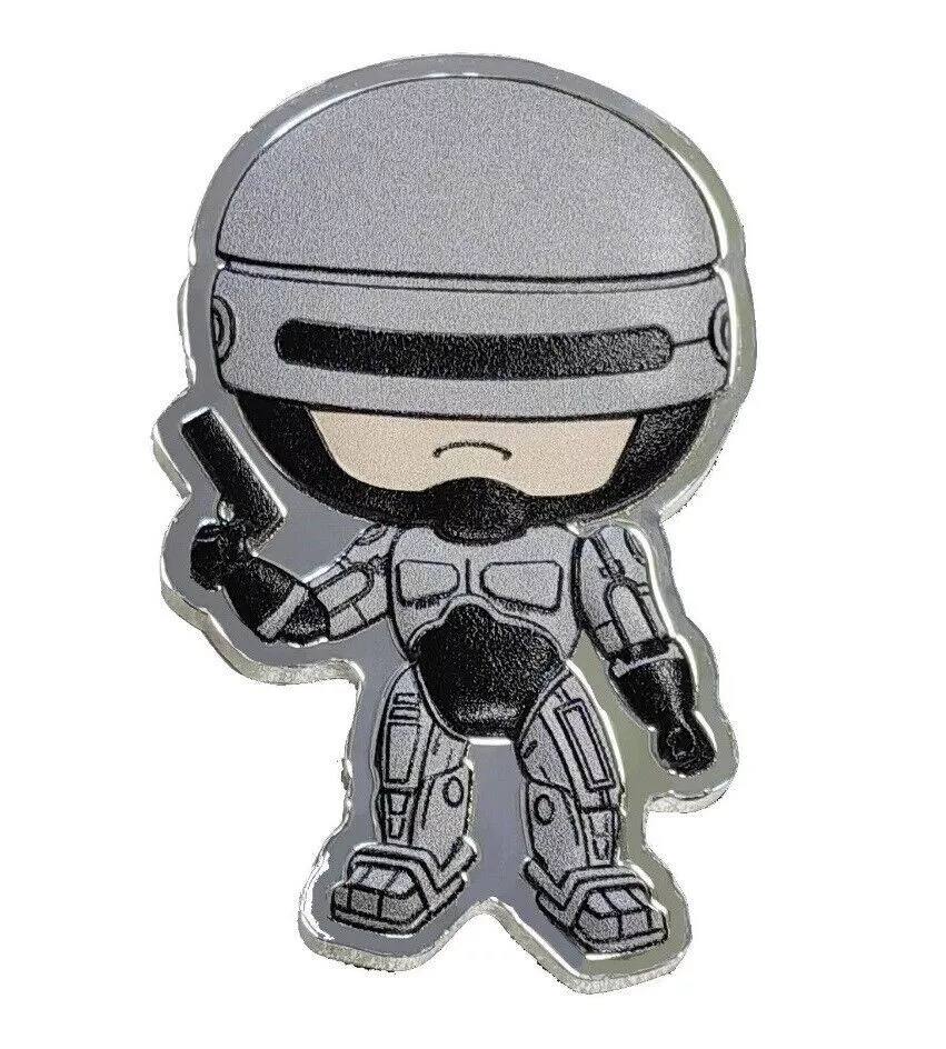 Picture of 2024 Fiji RoboCop Shaped Colorized 1 oz Silver Coin