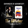 Picture of 2024 Alpha Omega Mint Gopfather Donald Trump 1 oz Two-Sided Colorized Bar