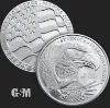 Picture of Golden State Mint (GSM) Double Eagle 1 oz Silver Round