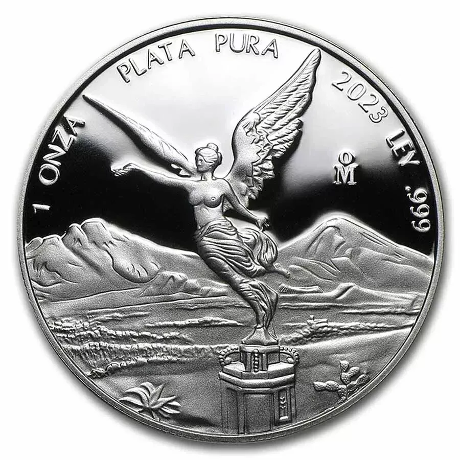 Picture of 2023 Mexico Libertad Proof Finish 1 oz Silver Coin - In Capsule