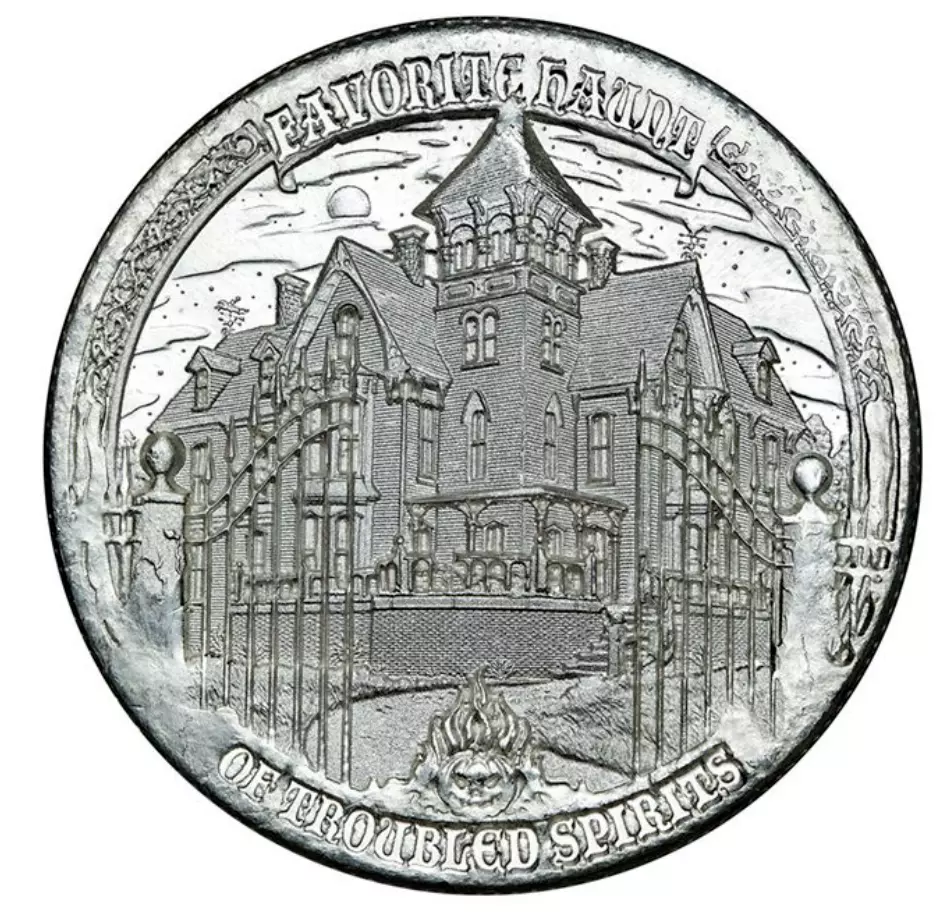 Picture of Mason Mint Headless Horseman of Sleepy Hollow 1 oz Antique Silver Coin