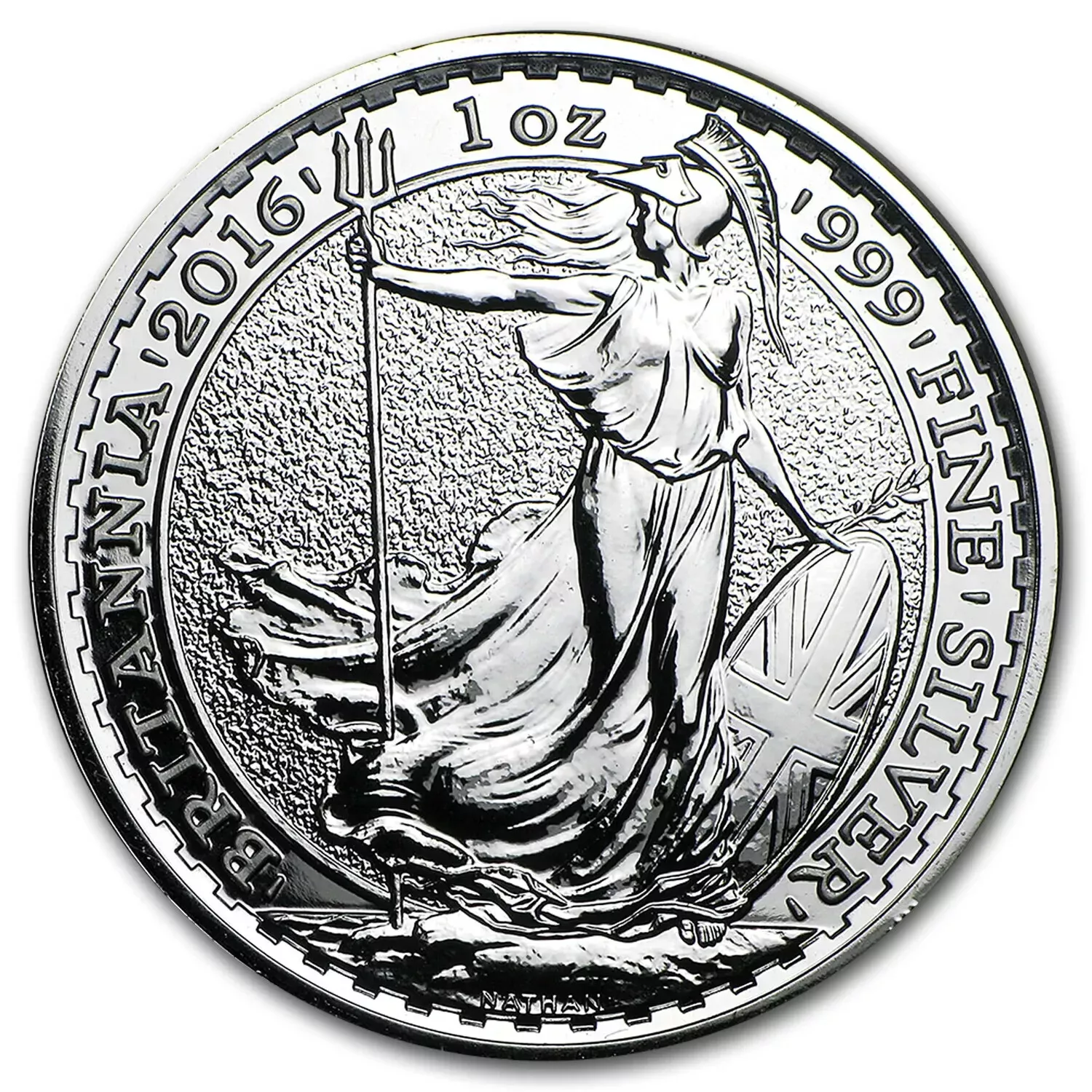 Picture of 2016 Royal Mint Britannia 1 oz Silver Coin with Year of the Monkey Privy Mark