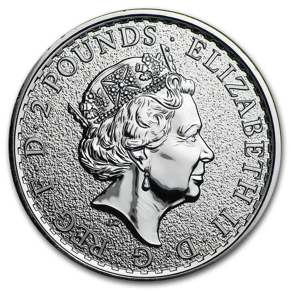 Picture of 2016 Royal Mint Britannia 1 oz Silver Coin with Year of the Monkey Privy Mark