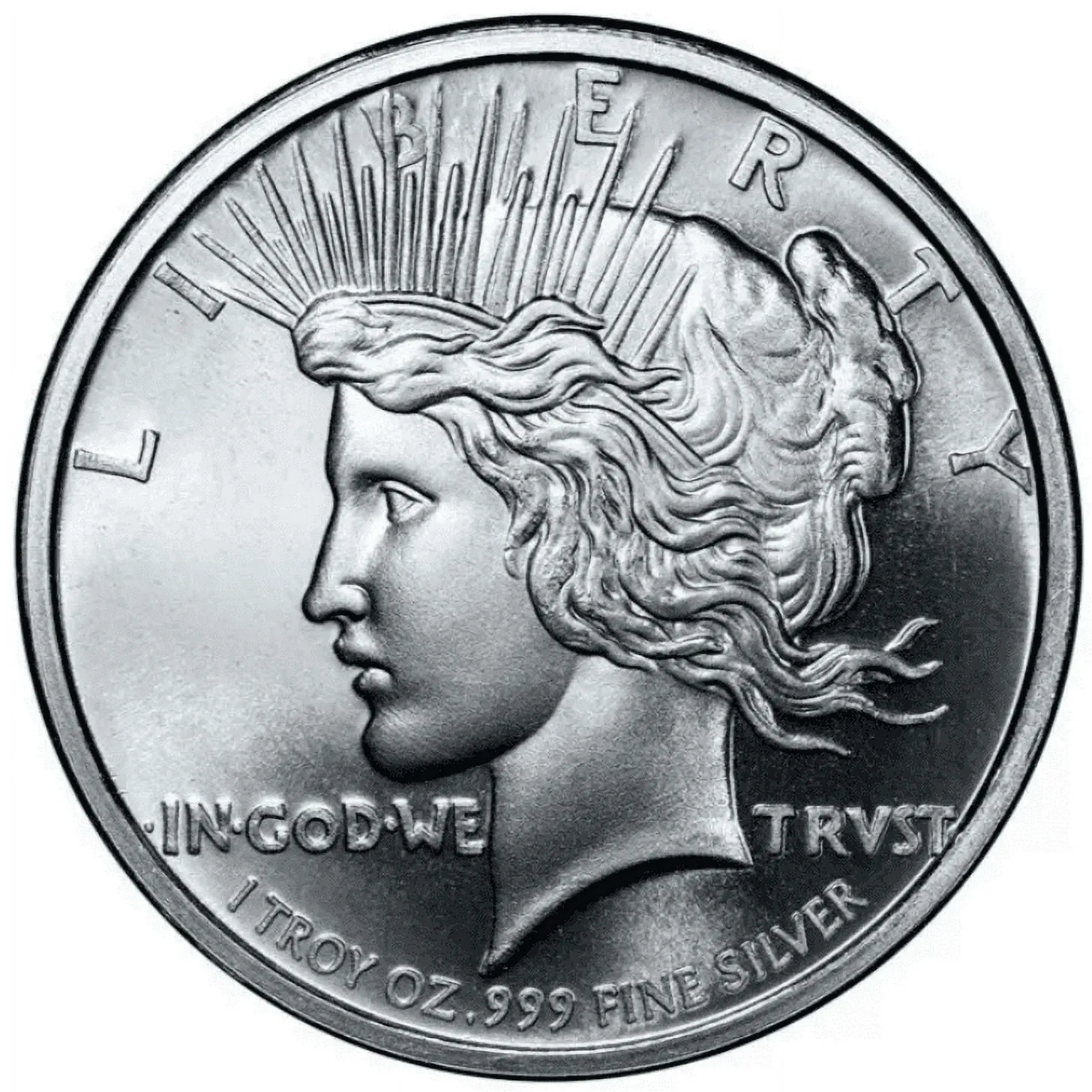 Picture of Mason Mint Peace Dollar Tribute 1 oz Silver Round