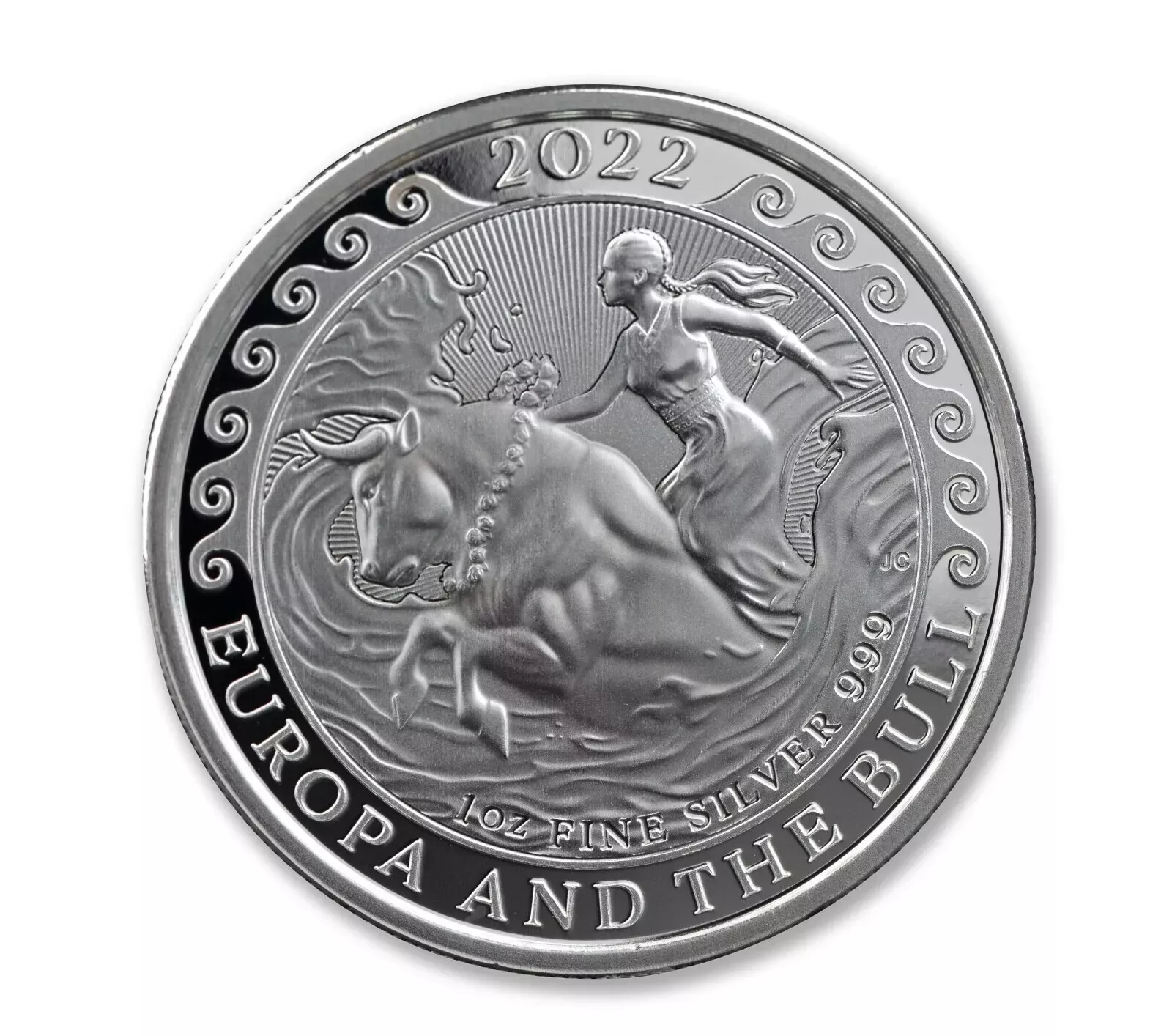 Picture of 2022 Europa and the Bull 1 oz Silver Coin