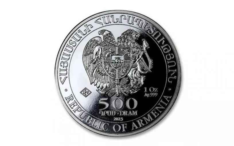 Picture of 2022 Armenia Noah's Ark by Geiger Edelmetalle 1 oz Silver Coin