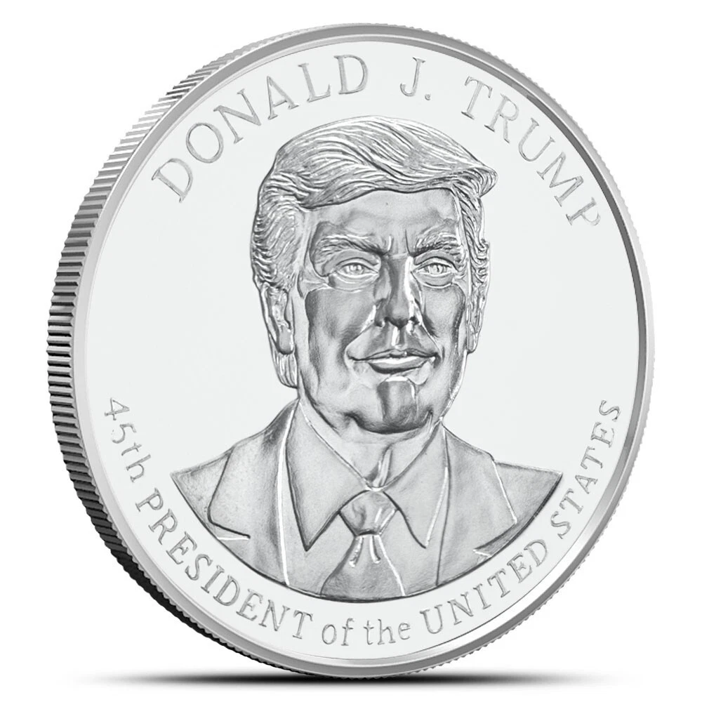 Picture of Golden State Mint Donald Trump 45th President 1 oz Silver Round