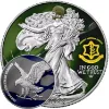 Picture of Israel Defense Colorized American Eagle (ASE) 1 oz Silver Coin