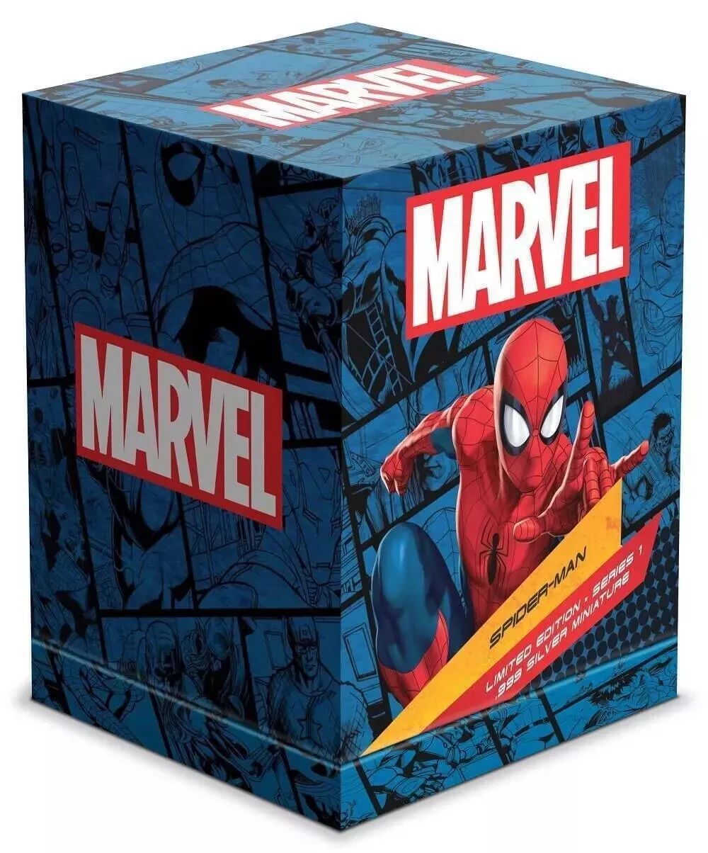 Picture of 2023 New Zealand Mint Marvel The Amazing Spider-Man 3D Miniature 150 Gram Silver