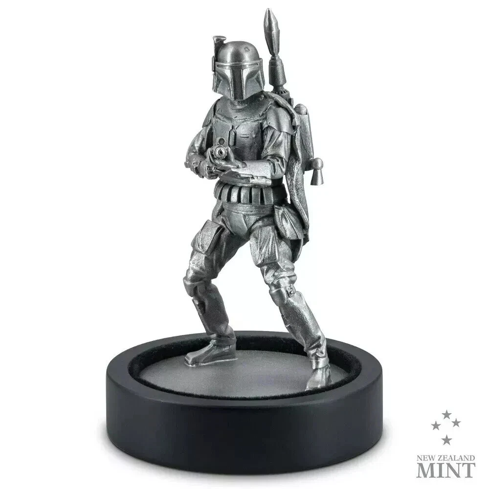Picture of 2021 New Zealand Mint Series 1 Star Wars Boba Fett 3D Miniature 150 Gram Silver