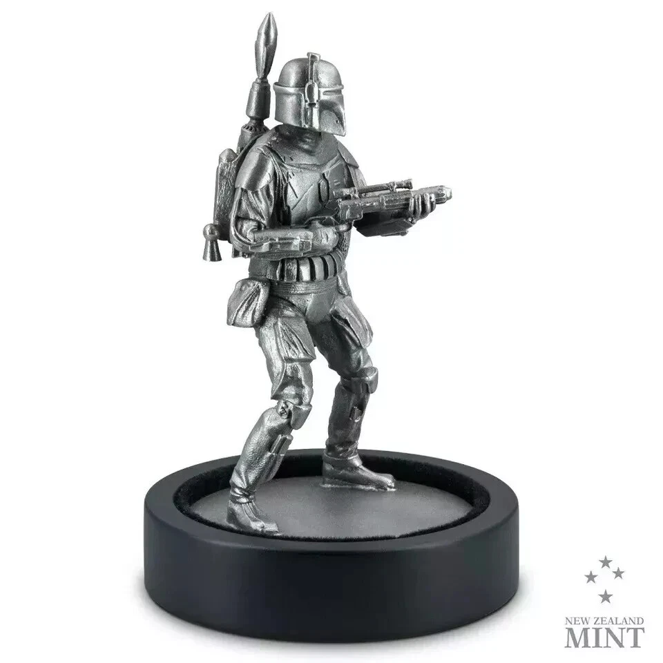 Picture of 2021 New Zealand Mint Series 1 Star Wars Boba Fett 3D Miniature 150 Gram Silver