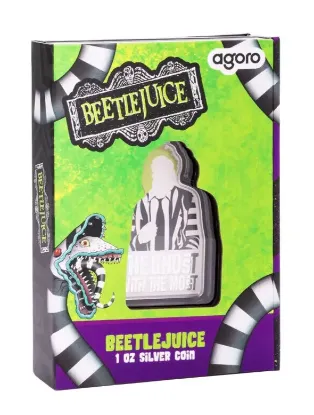 Picture of 2024 Agoro Beetlejuice - The Ghost with the Most 1 oz Colorized Silver Coin