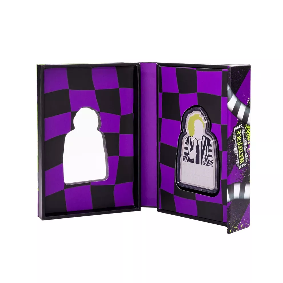 Picture of 2024 Agoro Beetlejuice - The Ghost with the Most 1 oz Colorized Silver Coin
