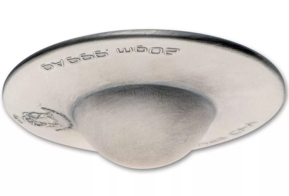 Picture of 2024 Shanghai New Century Mint Levitating UFO Shaped 20 Gram Silver Coin of Chad