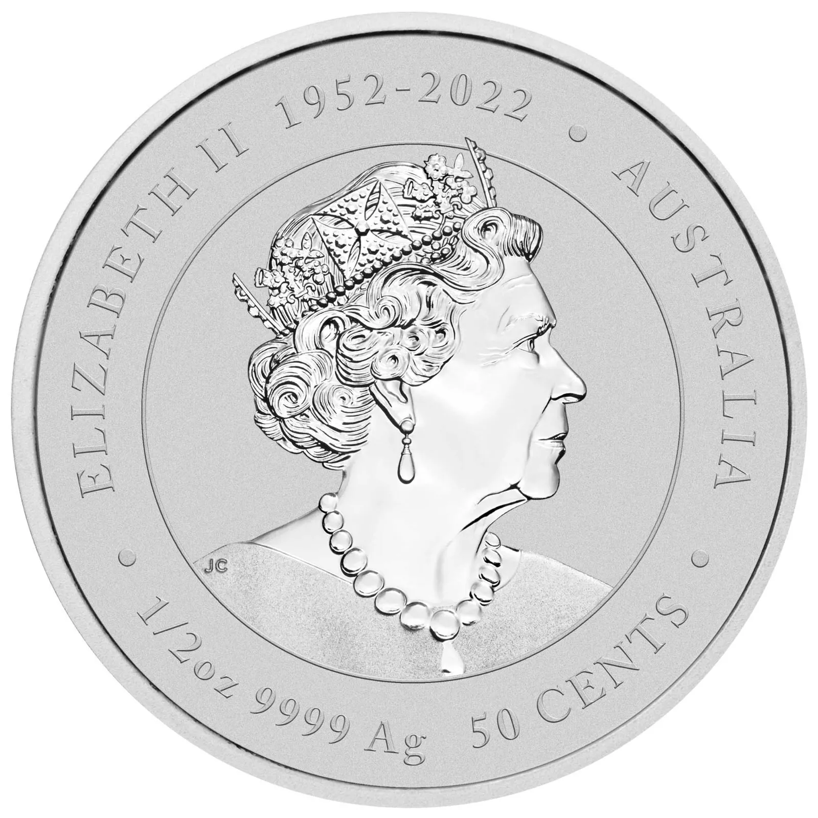 Picture of 2024 Perth Mint Lunar Year of the Dragon 1/2 oz High Relief Proof Silver Coin