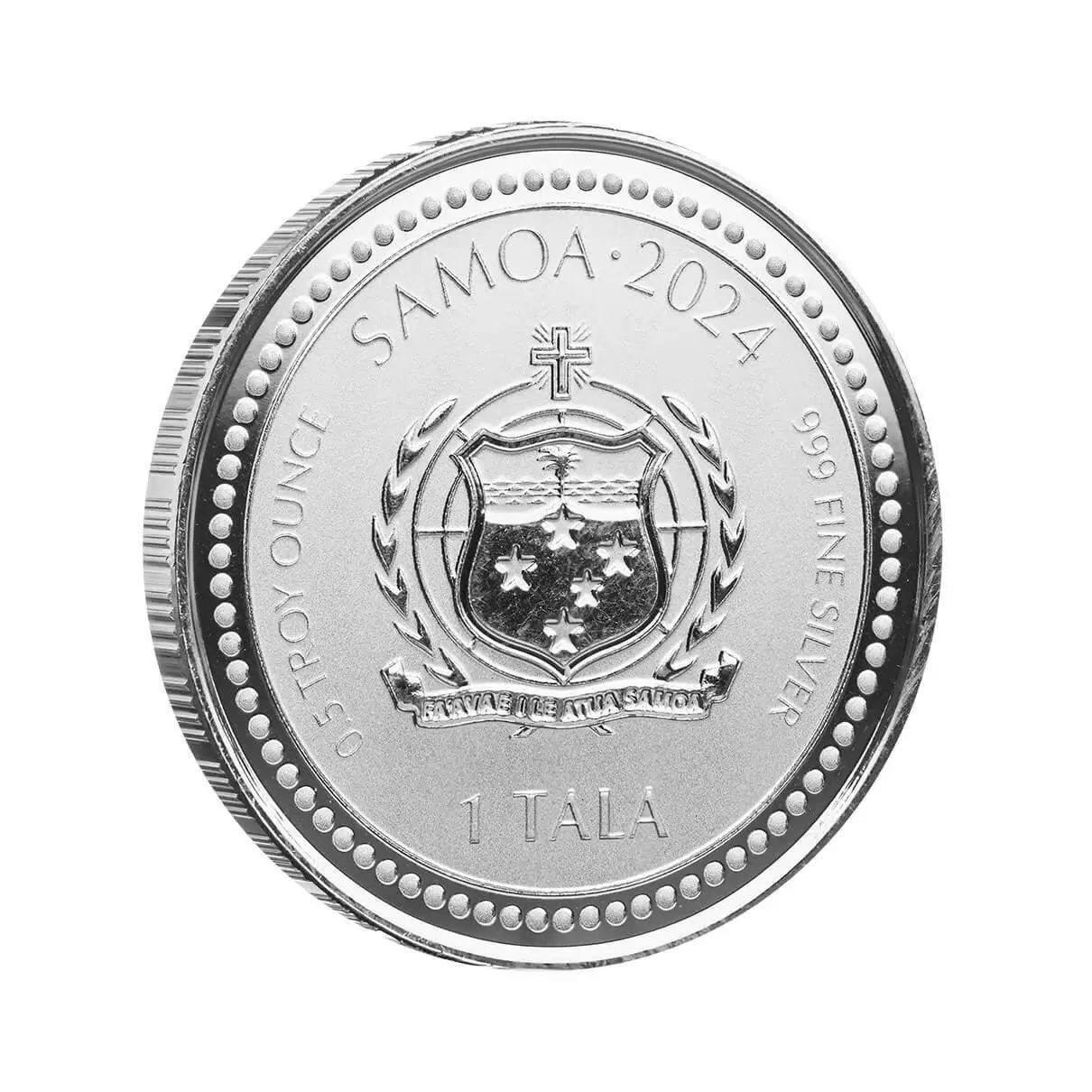 Picture of 2024 Scottsdale Mint Lunar Year of the Dragon 1/2 oz Silver Coin - Mint Capsule