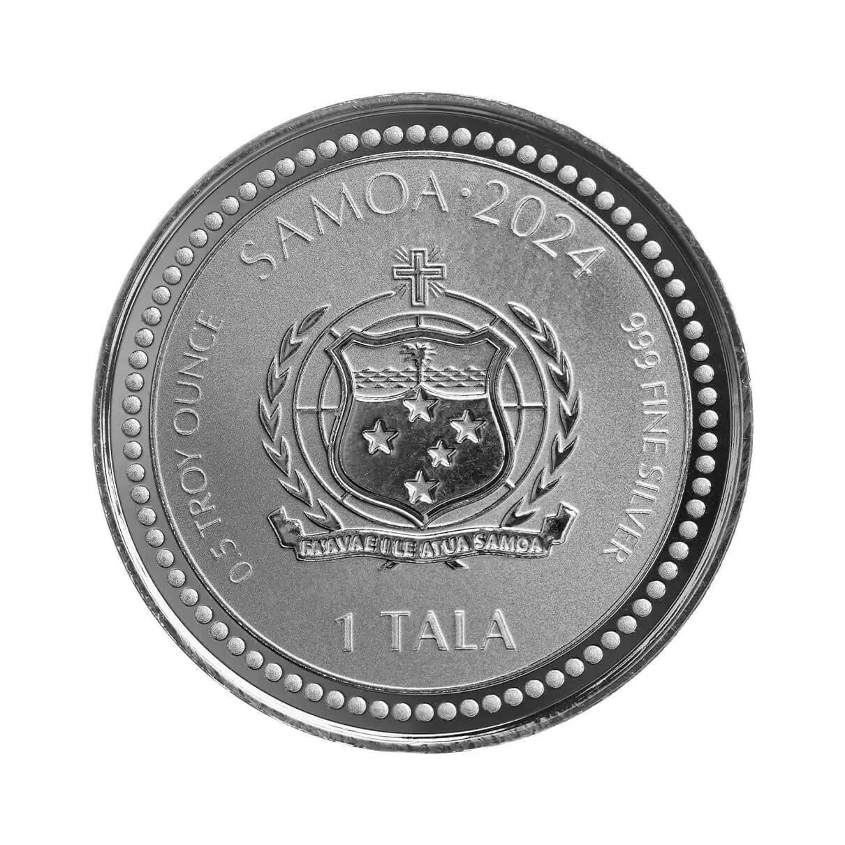 Picture of 2024 Scottsdale Mint Lunar Year of the Dragon 1/2 oz Silver Coin - Mint Capsule
