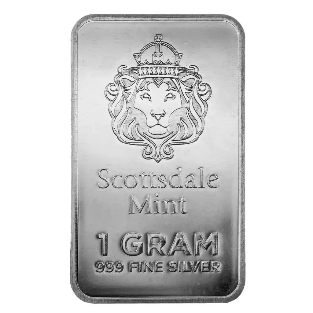 Picture of Scottsdale Mint Prepper Pack - 100 x 1 Gram Silver Bars - In Sealed Storage Box