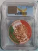 Picture of 2024 Mexico Libertad / Flag Onza 1 oz Colorized Copper Round ICG Graded MS 70