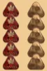 Picture of (Lot of 10) Canadian Maple Leaf Triangular 1 oz Colorized Copper Round