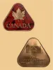 Picture of (Lot of 10) Canadian Maple Leaf Triangular 1 oz Colorized Copper Round
