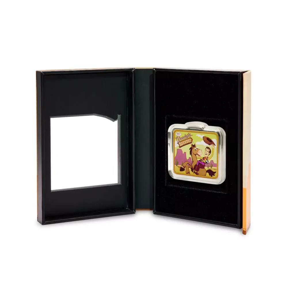 Picture of 2025 Agoro Disney Pixar Woody's Roundup - Bullseye 1 oz Colorized Silver Coin