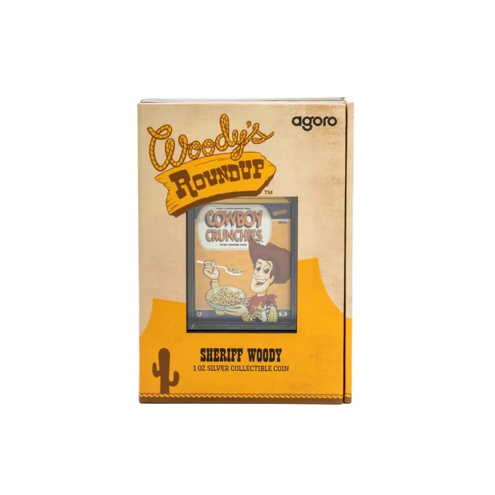 Picture of 2024 Agoro Disney Pixar Woody's Roundup - Sheriff Woody 1 oz Silver Coin