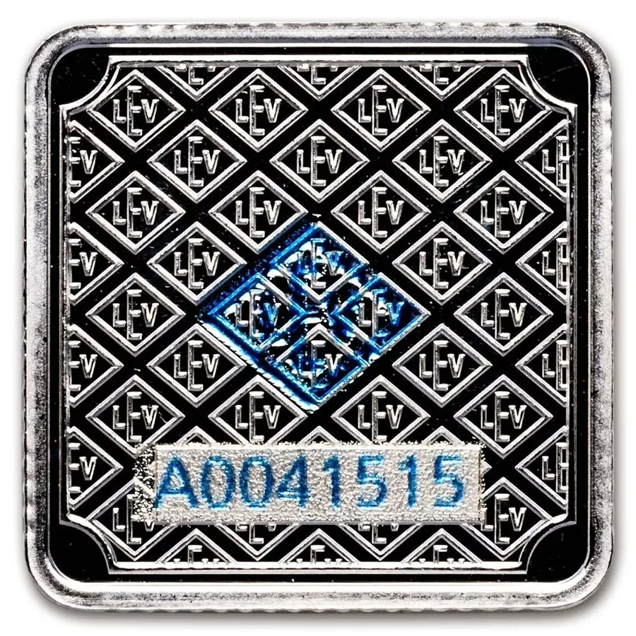 Picture of Geiger Edelmetalle Original 5 Gram Silver Square - Raw / Loose / No Capsule