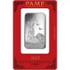Picture of 2023 Pamp Suisse Lunar Rabbit 1 oz Silver Coin w/ Mint Error (Missing Butterfly)