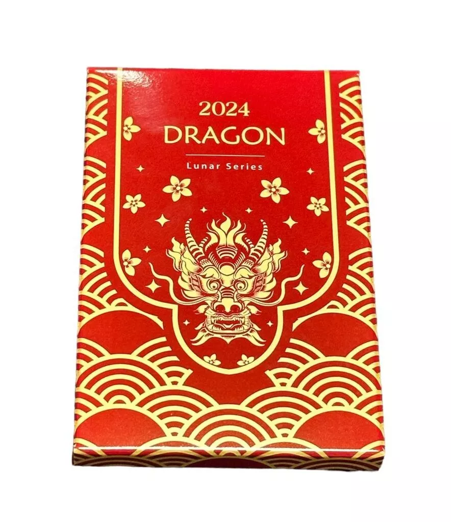 Picture of 2024 Pamp Lunar Year of the Dragon Holographic 50 Gram Silver Bar - In Assay