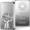 Picture of Pamp MMTC Lotus 50 Gram Silver Bar - In Assay