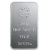 Picture of Pamp MMTC Lotus 50 Gram Silver Bar - In Assay