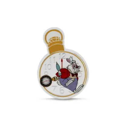 Picture of 2025 Agoro Disney Alice in Wonderland - White Rabbit 2 oz Colorized Silver Coin
