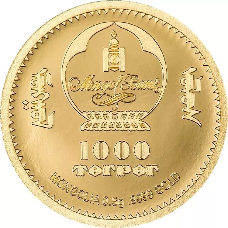 Picture of 2023 CIT Evolution of Life Nimravidae 0.5 Gram Proof Gold Coin - Capsule w/ Coa