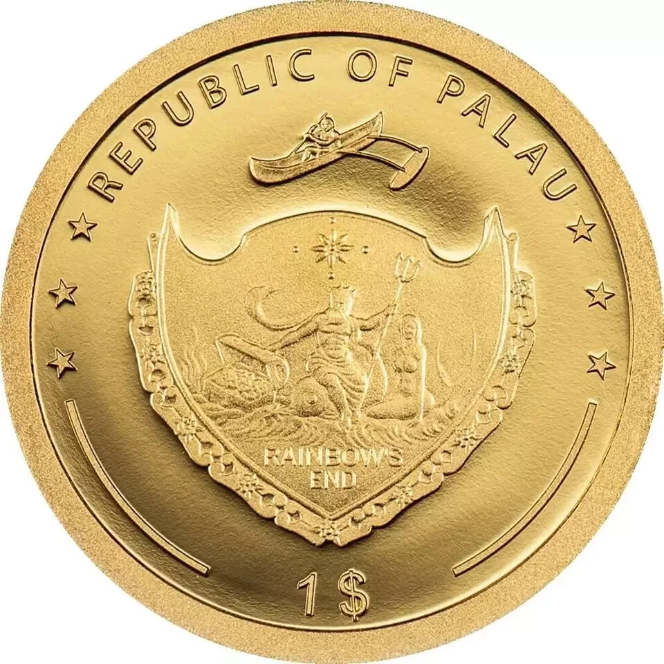 Picture of 2025 CIT Good Luck Four-Leaf Clover 1 Gram Proof Gold - In Capsule w/ Coa